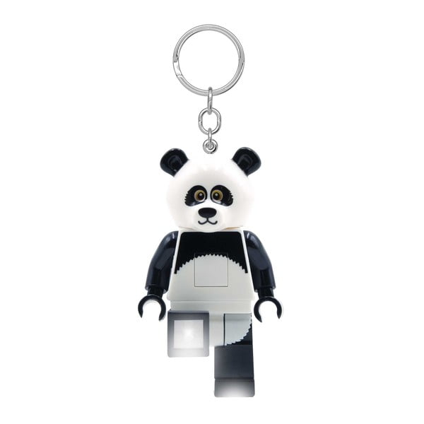 Melnbalts atslēgu piekariņš ar lukturīti Iconic Panda – LEGO®