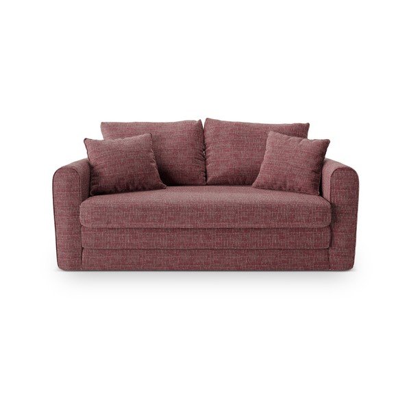 Tumši rozā salokāms dīvāns 158 cm Lido – Micadoni -image-2