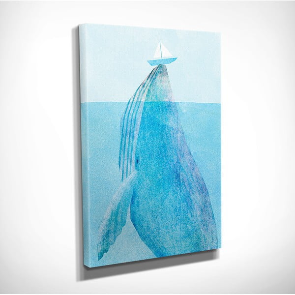 Sienas glezna uz audekla Whale, 30 x 40 cm-image-2