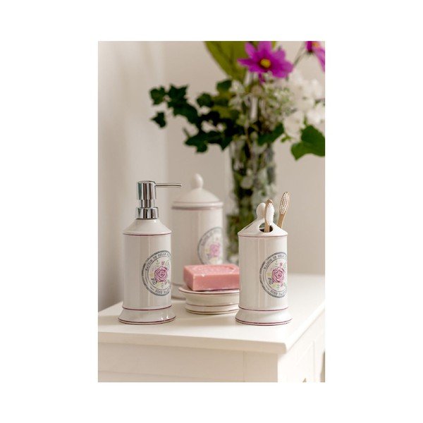 Krēmkrāsas keramikas trauks zobu birstei Premier Housewares Belle-image-3
