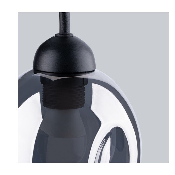 Melna sienas lampa ø 25 cm Garten – Sollux-image-4