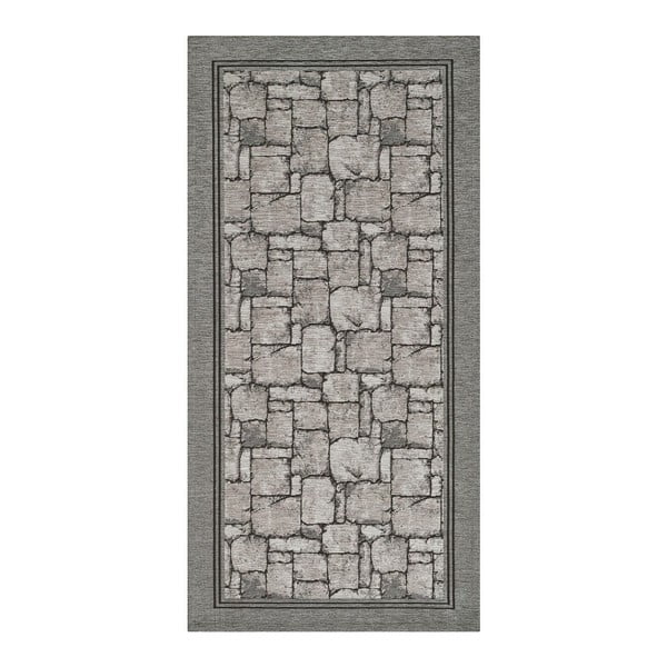 Pelēks paklājs Floorita Wall, 55 x 115 cm