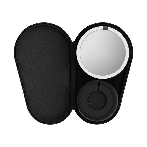 Kosmētikas spogulis ar gaismu/palielināmais (ar 5x palielinājumu) ø 12 cm – simplehuman-image-4