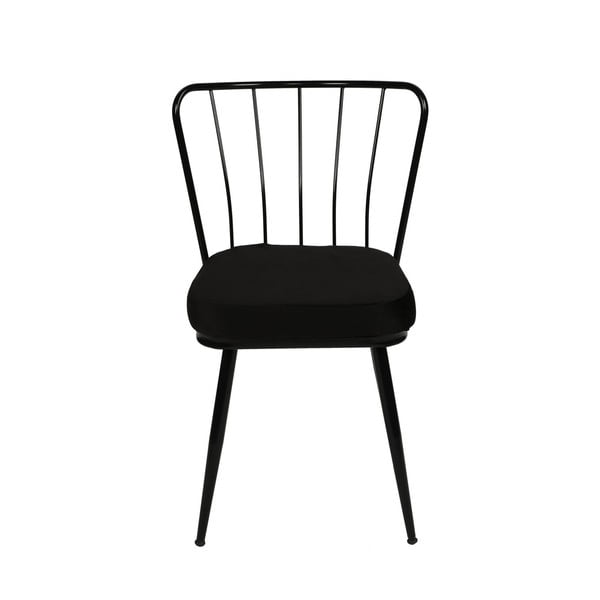 Melni metāla pusdienu krēsli (2 gab.) Yildiz – Kalune Design
