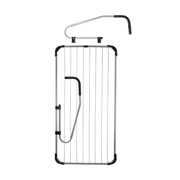 Sudraba krāsas piekarināms veļas žāvētājs 10,5 m – Orion-image-2