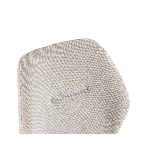 Krēmkrāsas polsterēti pusdienu krēsli (4 gab.) Ansu – Marckeric-image-3