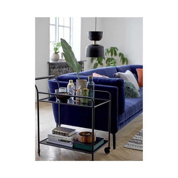 Zaļa stikla pudele ar korķa vāciņu Bloomingville-image-1