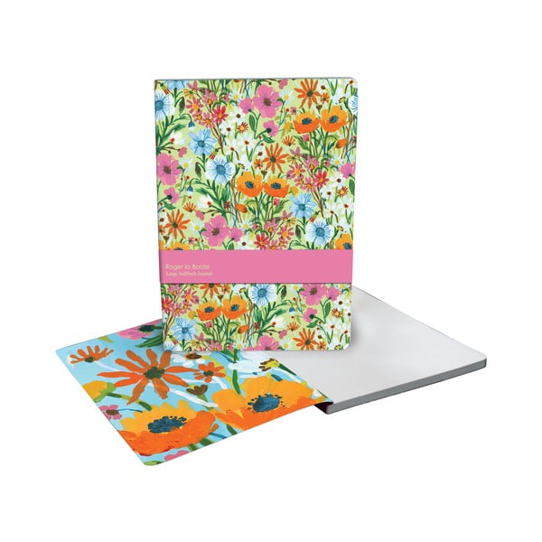 A4 izmēra pierakstu klade 128 lpp. Flower Field – Roger la Borde-image-1