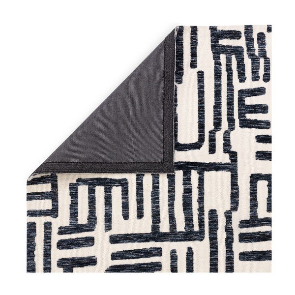 Melnbalts paklājs 200x290 cm Mason – Asiatic Carpets-image-4