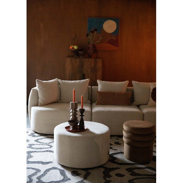 Bēšs kāju soliņš Rocca – Dutchbone-image-1