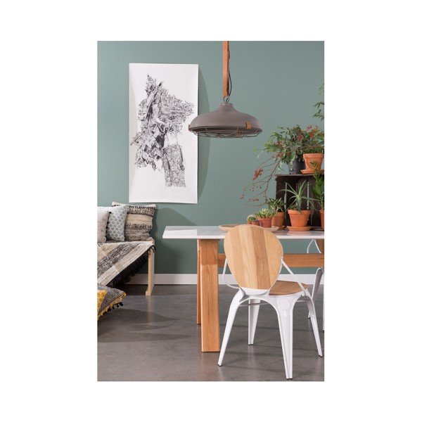 Pelēka griestu lampa Zuiver Dek, ⌀ 51 cm-image-4