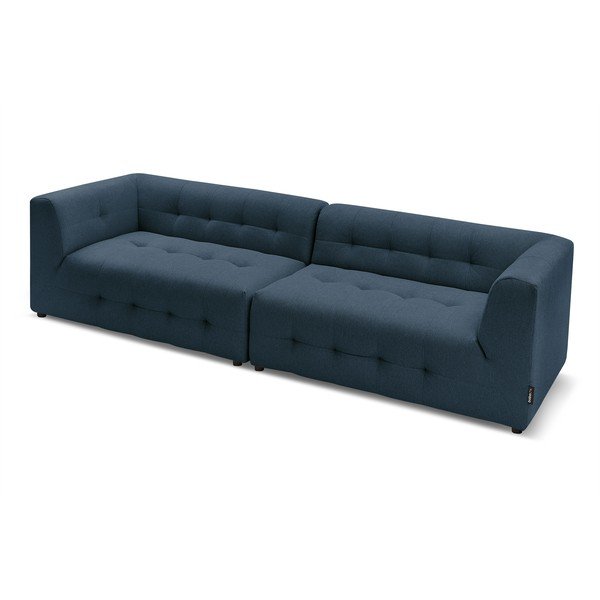 Tumši zils dīvāns 324 cm Kleber – Bobochic Paris-image-4