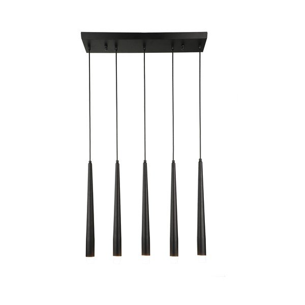 Melna piekaramā lampa Agusta – Squid Lighting-image-1