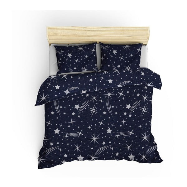 Stepēts gultas pārklājs ar 2 spilvendrānām Polle, 200 x 220 cm