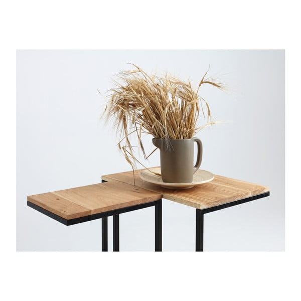 Saliekamais galds ar melnu konstrukciju CustomForm Lupe-image-2