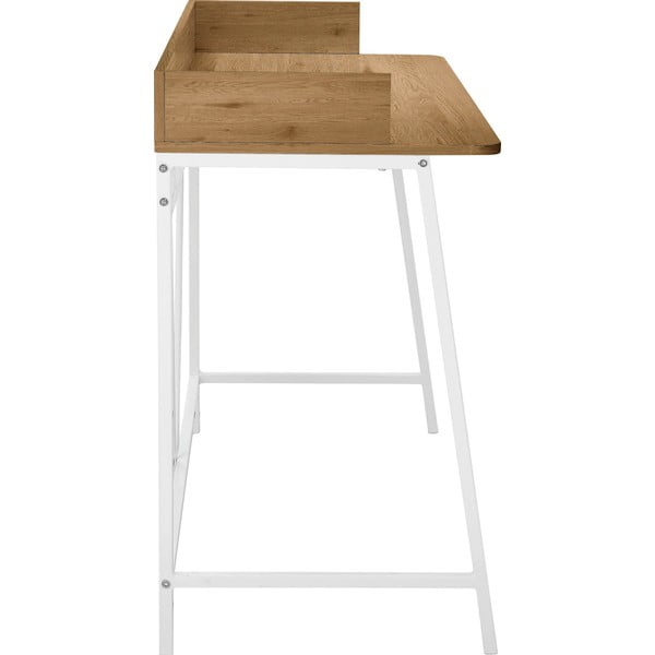 Darba galds ar ozolkoka imitācijas galda virsmu 50x120 cm Savona – Støraa-image-2