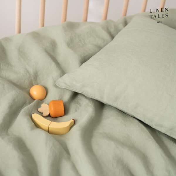 Lina bērnu gultas veļa 100x140 cm – Linen Tales-image-3