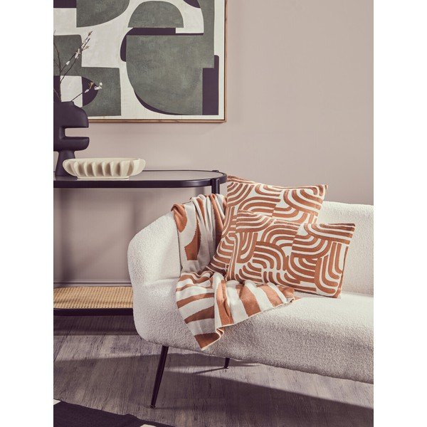 Melns/dabīga toņa konsoles galds ar stikla galda virsmu 49x100 cm Cebu – Premier Housewares-image-3