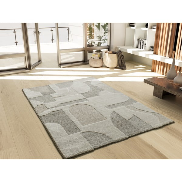 Bēšs/krēmkrāsas paklājs 120x170 cm Verona – Universal-image-2