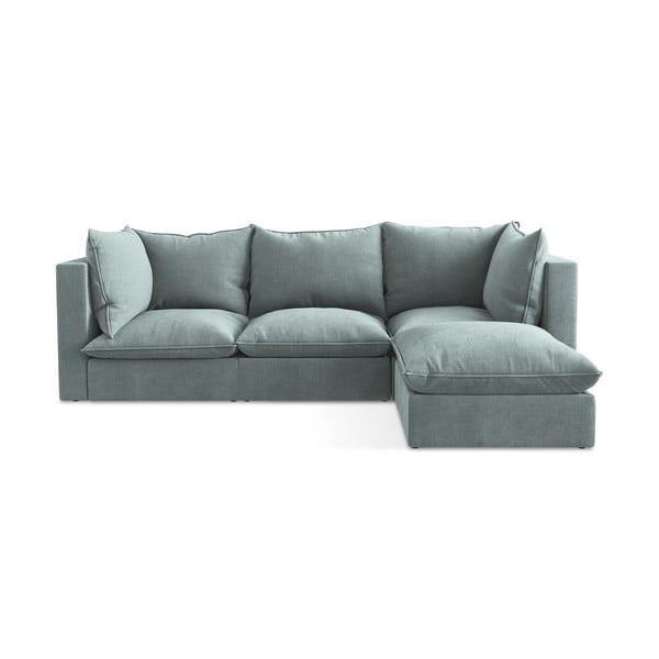 Zils stūra dīvāns (ar labo stūri/ar zvilni) Manao – Makamii