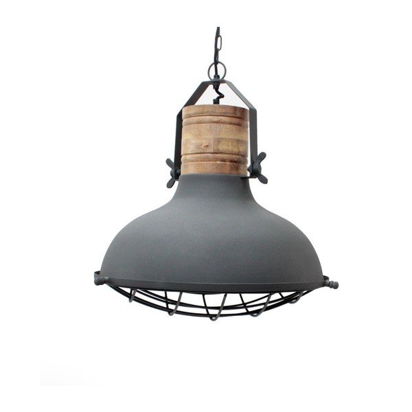 Pelēka griestu lampa LABEL51 Grid, ⌀ 52 cm-image-2