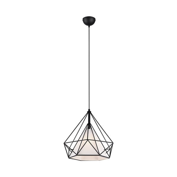 Melna piekaramā lampa ø 38 cm Babette – Trio-image-1