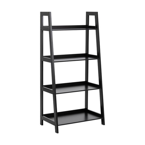 Melns grāmatplaukts Actona Wally, augstums 130 cm-image-2
