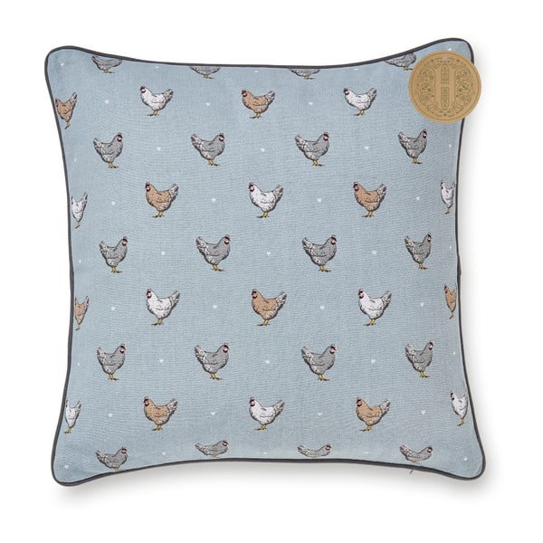 Zils kokvilnas spilvens Cooksmart ® Farmers Kitchen, 45 x 45 cm-image-2