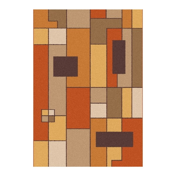 Oranžs un brūns paklājs Universal Boras Rust, 190 x 280 cm
