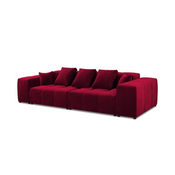 Sarkans samta dīvāns 320 cm Rome Velvet – Cosmopolitan Design -image-2