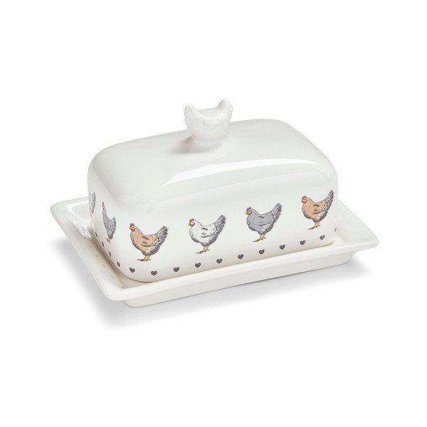 Cooksmart ® Farmers Kitchen glazēts keramikas sviesta trauks