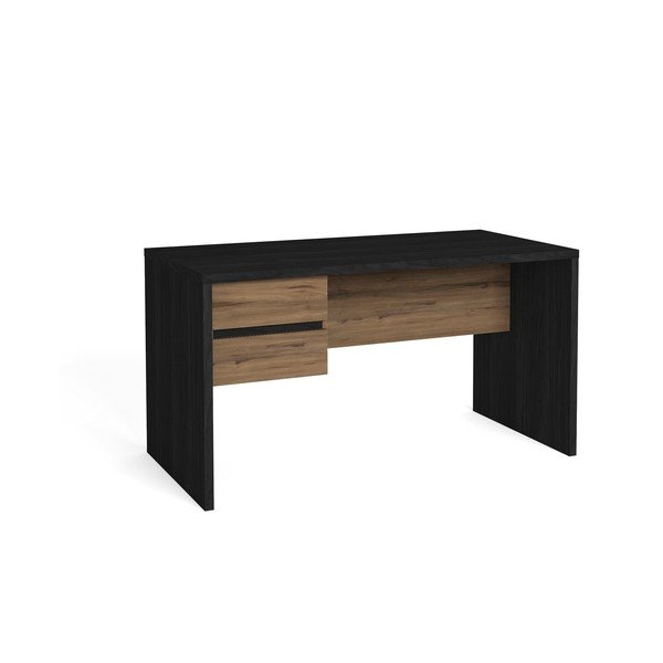 Darba galds ar riekstkoka imitāciju 68x136 cm Tom – Marckeric-image-1