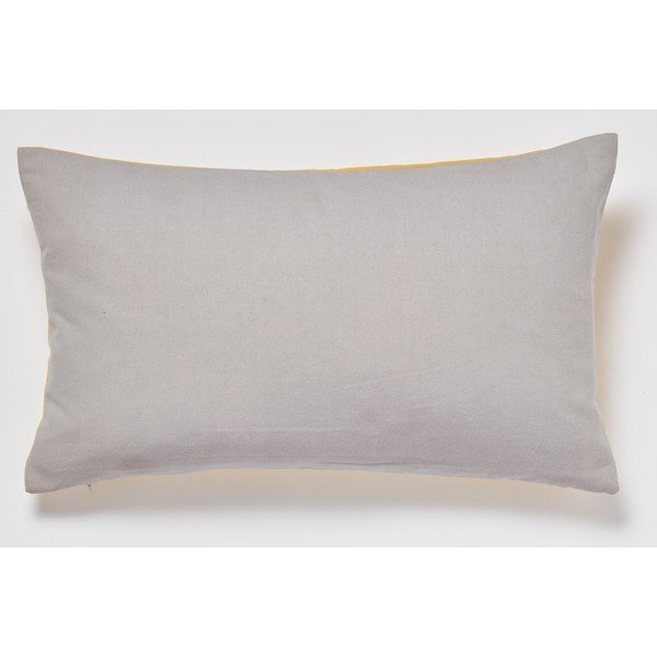 Dzeltens kokvilnas dekoratīvais spilvens Cooksmart ® Sunshine, 30 x 50 cm-image-1