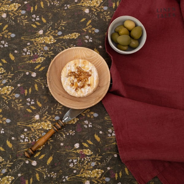 Lina trauku dvielis 45x65 cm Marsala – Linen Tales-image-3