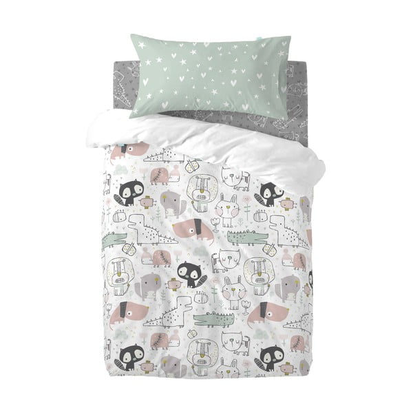 Bērnu kokvilnas palags Moshi Moshi Best Buddies, 60 x 120 cm-image-2