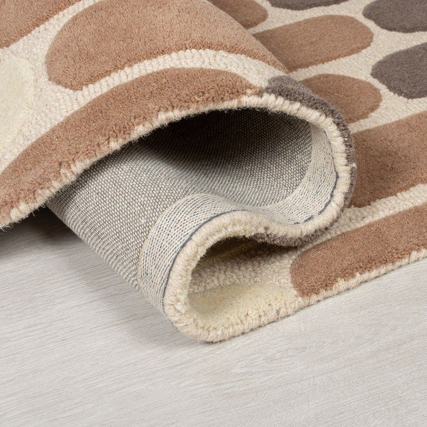Brūni bēšs vilnas paklājs Flair Rugs Fossil, 200 x 290 cm-image-1