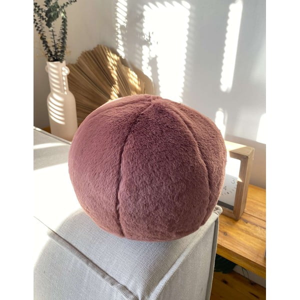 Mikroplīša dekoratīvais spilvens ø 25 cm Top – Mioli Decor-image-1