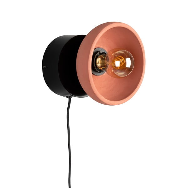 Lašrozā/melna sienas lampa Zahra – Dutchbone
