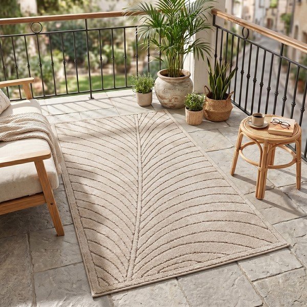 Bēšs iekštelpu un āra celiņa paklājs 80x250 cm Nova 1204 – Ayyildiz Carpets-image-1