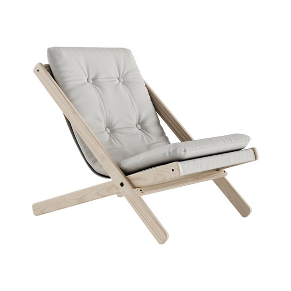 Saliekamais krēsls Karup Design Boogie Natural Clear Grey