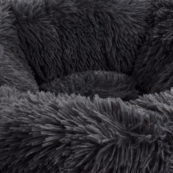 Tumši pelēka gulta suņiem ø 75 cm – Love Story-image-4