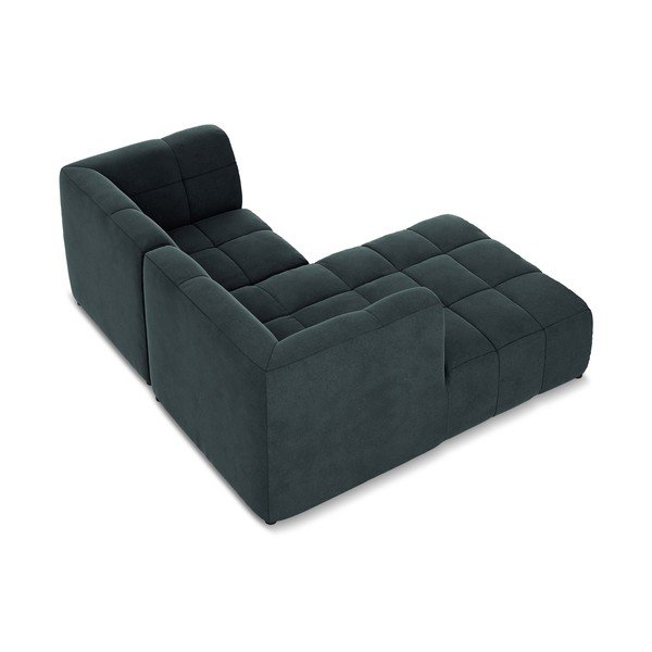 Zils samta stūra dīvāns (ar kreiso stūri/ar zvilni) Aloha – Makamii-image-4