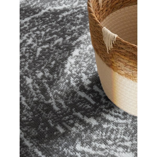 Pelēks/krēmkrāsas apaļš paklājs ø 120 cm Gloria Cavallo – Hanse Home-image-4