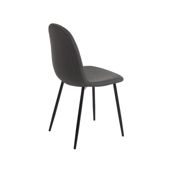 2 tumši pelēku ēdamistabas krēslu komplekts Bonami Essentials Lissy-image-2