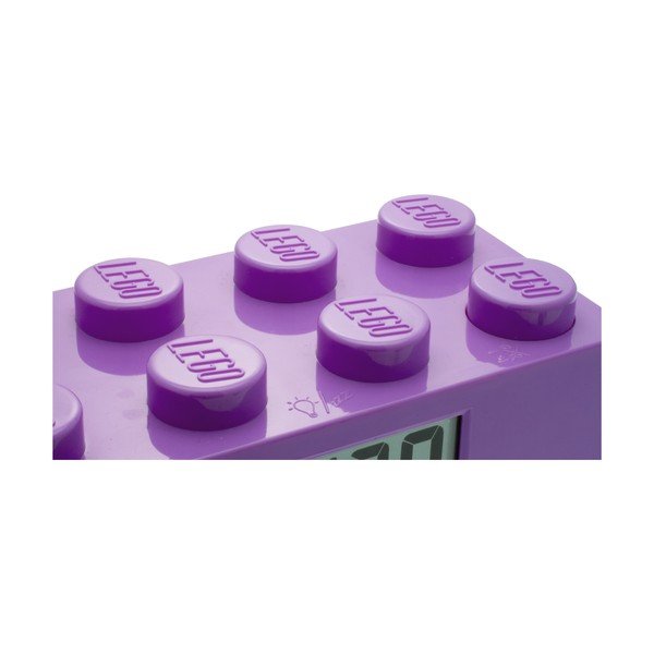 Violets pulkstenis ar LEGO® Brick modinātāju-image-1
