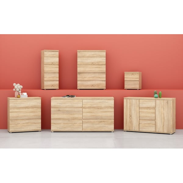 Naktsskapītis ar ozolkoka imitāciju Tvilum Nova-image-1