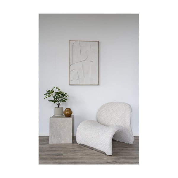 Sānu galdiņš ar marmora imitāciju 40x40 cm Prague – House Nordic-image-3