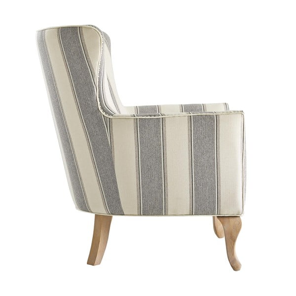 Pelēks/bēšs atpūtas krēsls Reva – Støraa-image-2