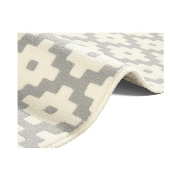 Krēmkrāsas un pelēks paklājs Hanse Home Celebration Lattice, 160 x 230 cm-image-3