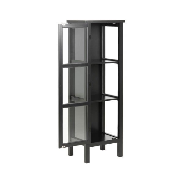 Melna vitrīna Actona Eton, augstums 136,5 cm-image-2